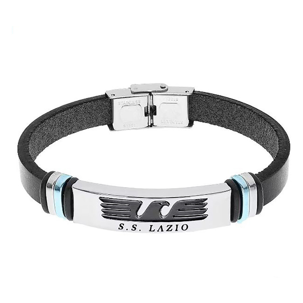 Lowell Bracciale pelle Lowell Gioielli Squadre Lazio B-LB004ULN