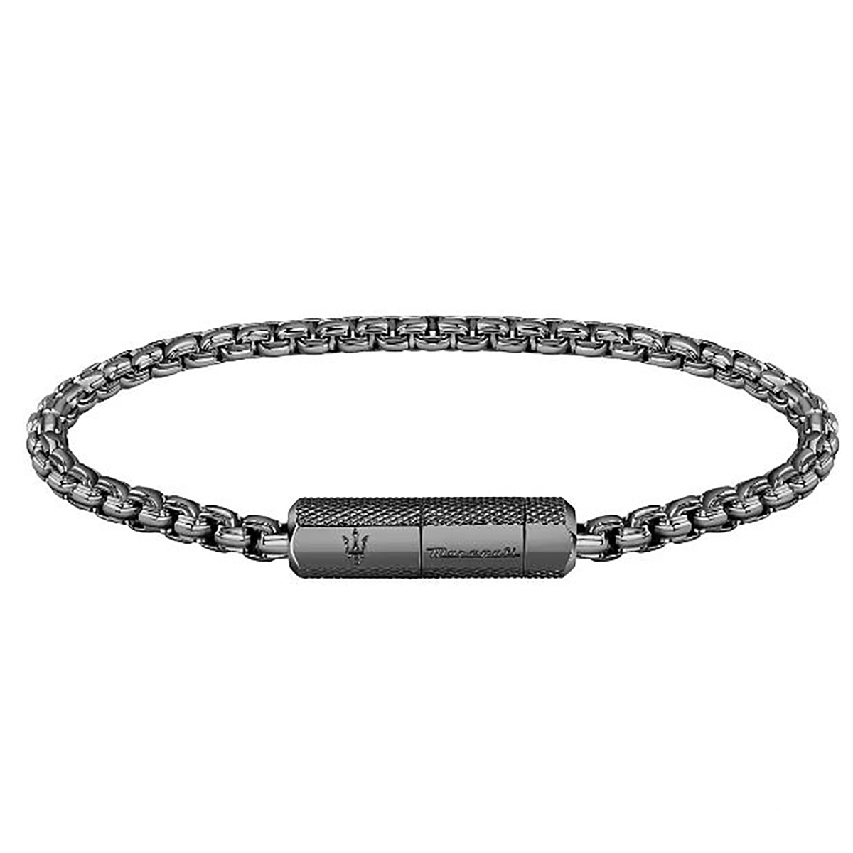 Maserati Bracciale uomo acciaio grigio Maserati Jewels JM223ATK23