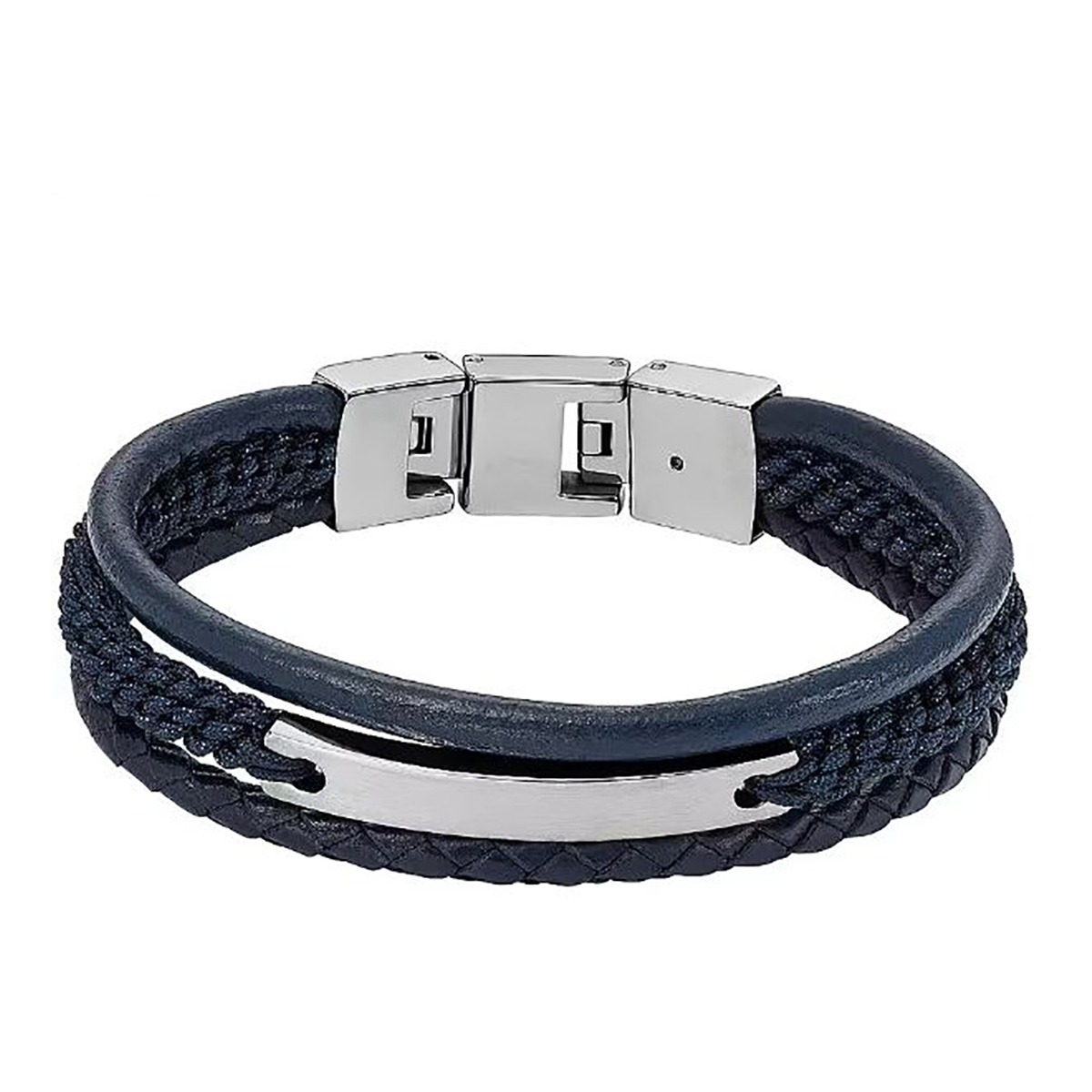 Fossil Bracciale uomo multifilo in pelle Fossil Drew JF04403040