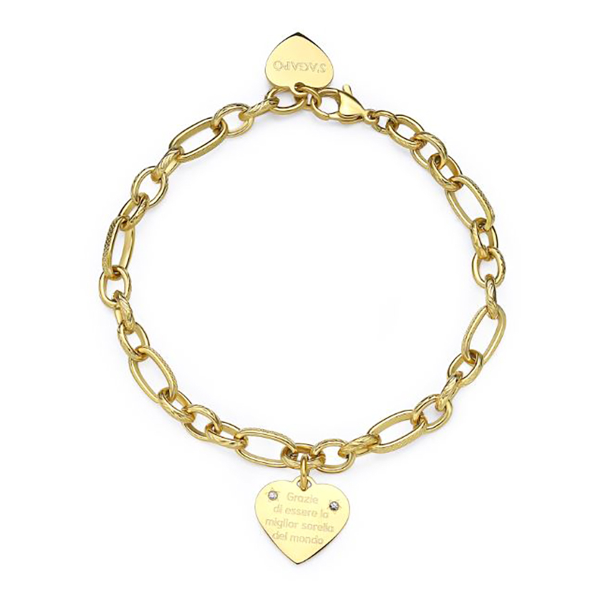 S'agapò Bracciale donna con pendente S'agapò Be My Family SBY018