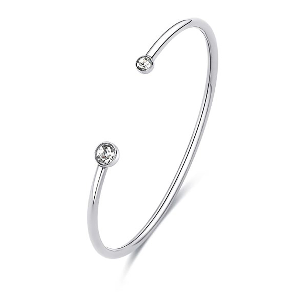 S'agapò Bracciale rigido donna con cristalli S'agapò Click SCK236