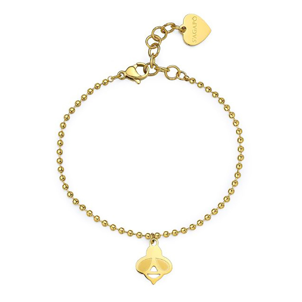 S'agapò Bracciale con charm a forma di ape S'agapò Smile SSM018