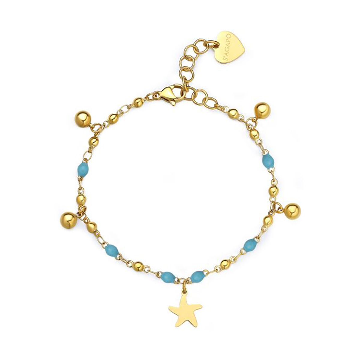 S'agapò Bracciale donna con stella marina S'agapò Vibes SVB61