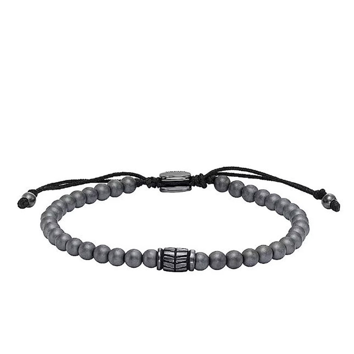 Fossil Bracciale uomo in ematite Fossil Jewelry JF04416793