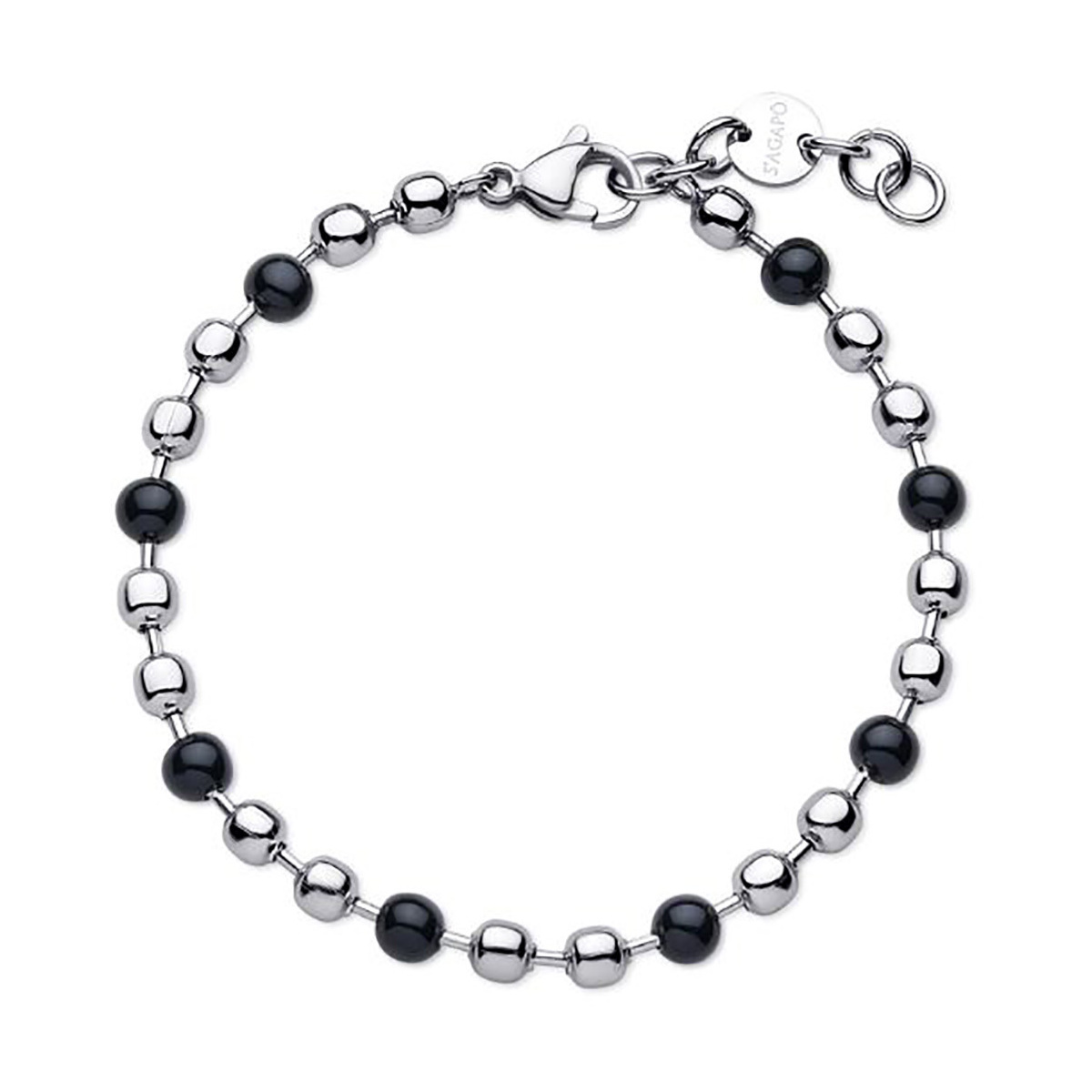 S'agapò Bracciale donna palline acciaio S'agapò Ripple SRP65