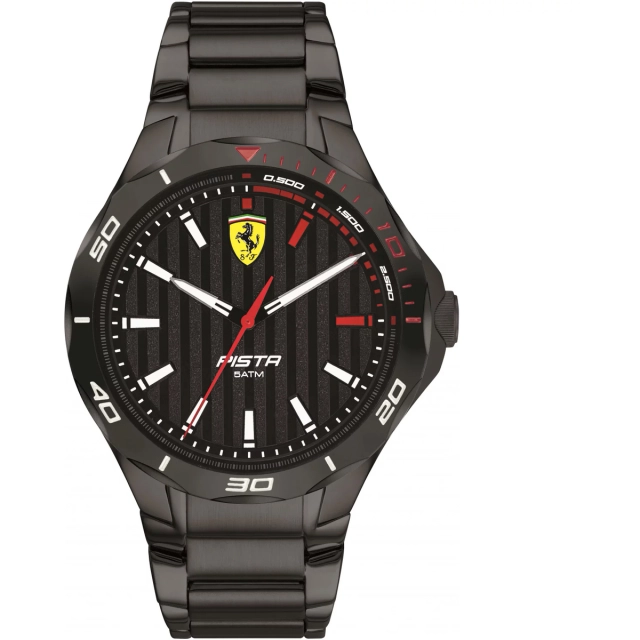 Ferrari Orologio Scuderia Ferrari solo tempo in acciaio FER0830763