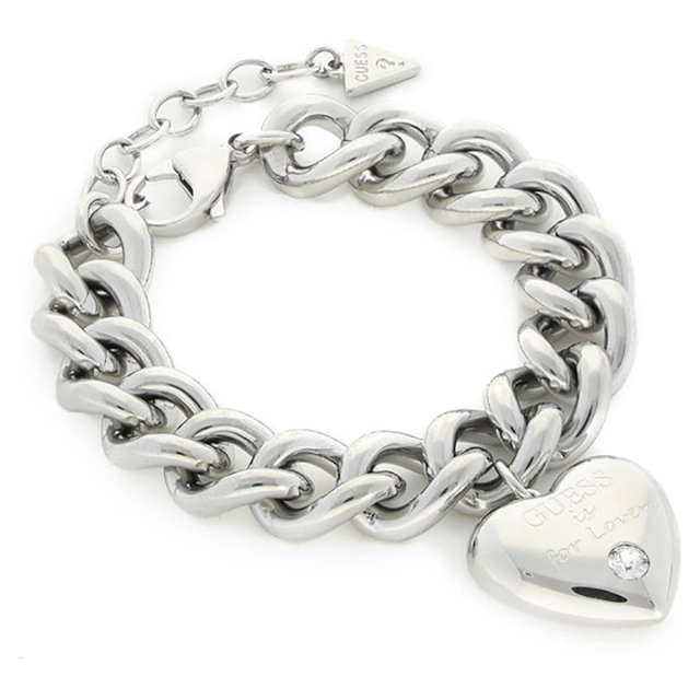 Guess Bracciale cuore Guess in acciaio JUBB70/040JW