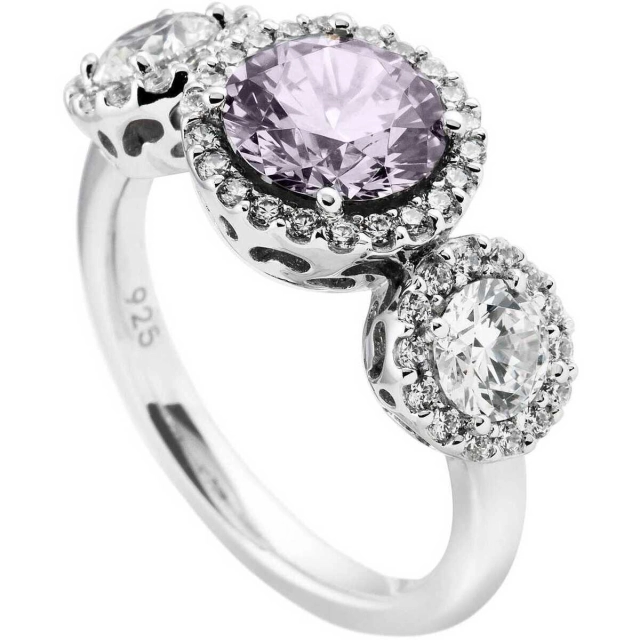 Diamonfire Anello Diamonfire in argento con zirconi viola  61/0916/1/562/175