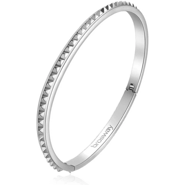 Brosway Bracciale Brosway in acciaio silver con borchie BWY28B