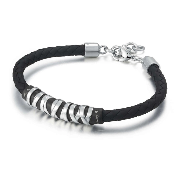 Brosway Bracciale uomo gioielli Brosway Stoneage BOG12