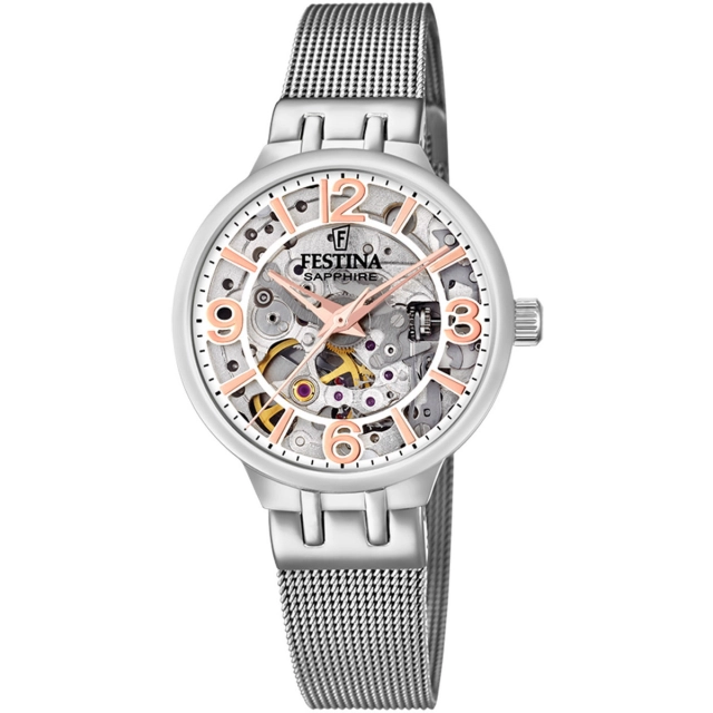 Festina Orologio scheletrato Festina in acciaio316L  F20579/1