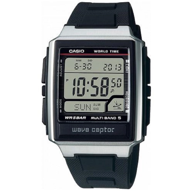 Casio Orologio Casio digitale in resina e acciaio WV-59R-1AEF