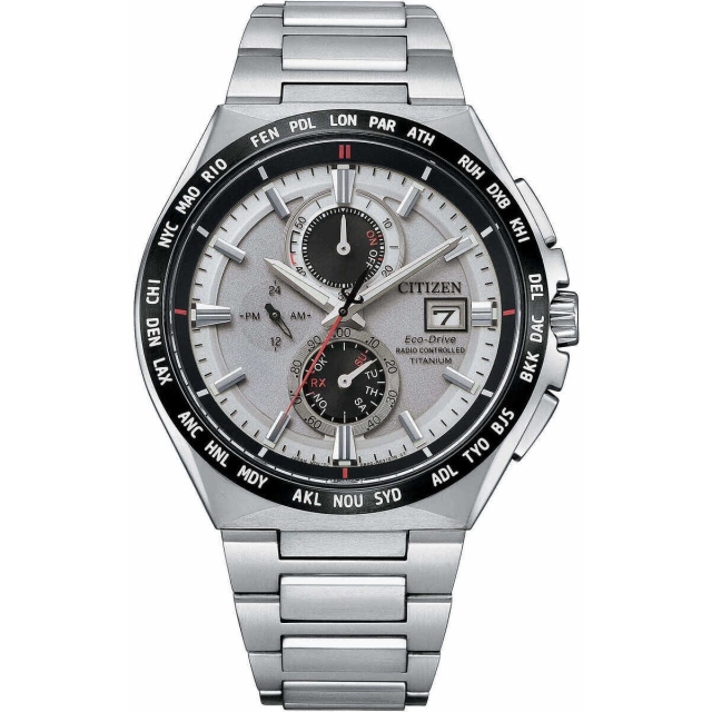 Citizen Orologio Citizen Radiocontrollato in super titanio AT8234-85A