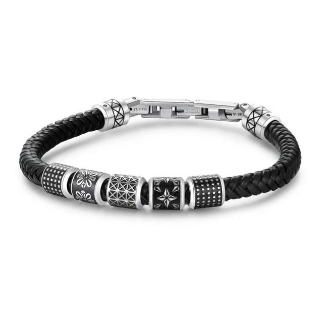 Brosway Bracciale Brosway in pelle e acciaio BUL22