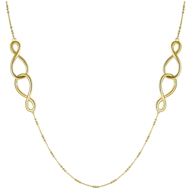 Brosway Collana infinito Brosway in acciaio gold BBN20