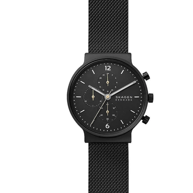 Skagen Orologio Skagen cronografo in acciaio nero SKW6762