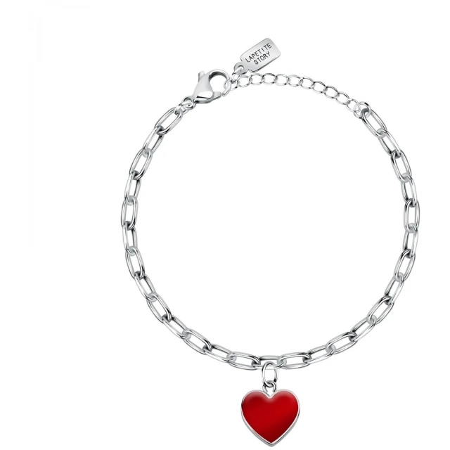 La Petite Story Bracciale La Petite Story in acciaio con cuore LPS05ASD33