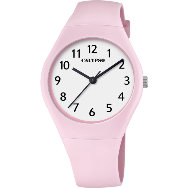 Calypso Orologio analogico Calypso in plastica rosa K5791/B