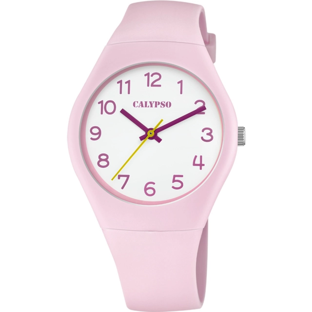 Calypso Orologio analogico Calypso in plastica rosa K5792/B