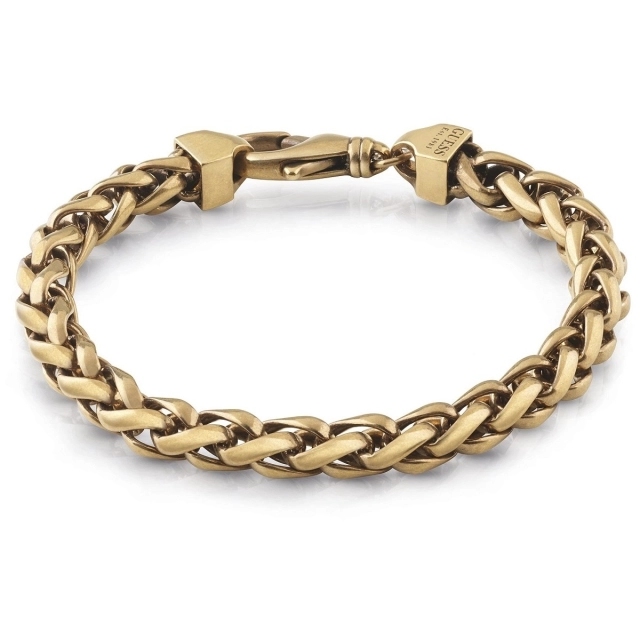 Guess Bracciale Guess Hype in acciaio gold antique JUMB01354JWAGL