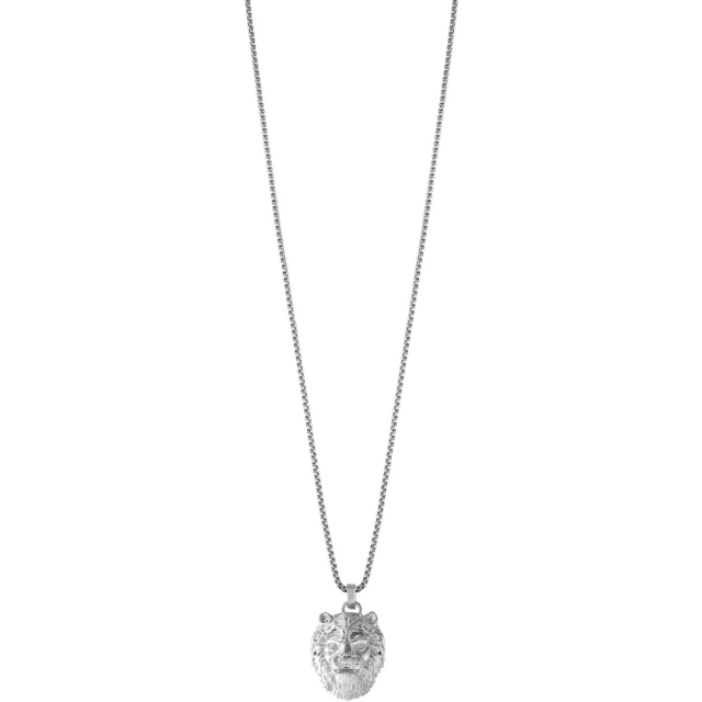 Guess Collana Guess Lion King in acciaio silver JUMN01387JWSTT/U