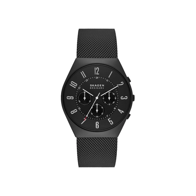 Skagen Orologio crono Skagen in acciaio black SKW6822