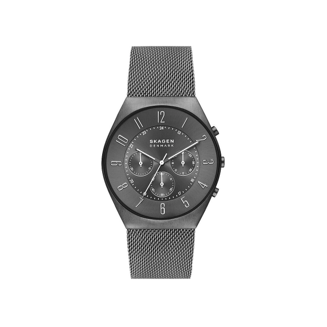 Skagen Orologio cronografo Skagen in acciaio antracite SKW6821