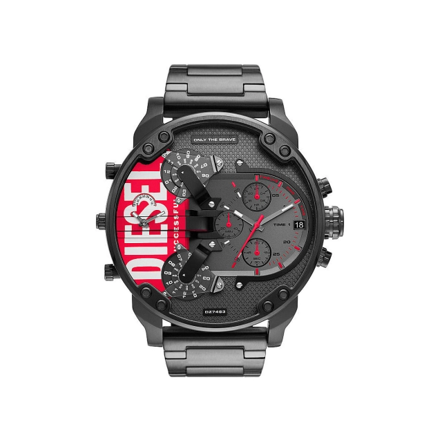 Diesel Orologio cronografo Diesel in acciaio nero DZ7463