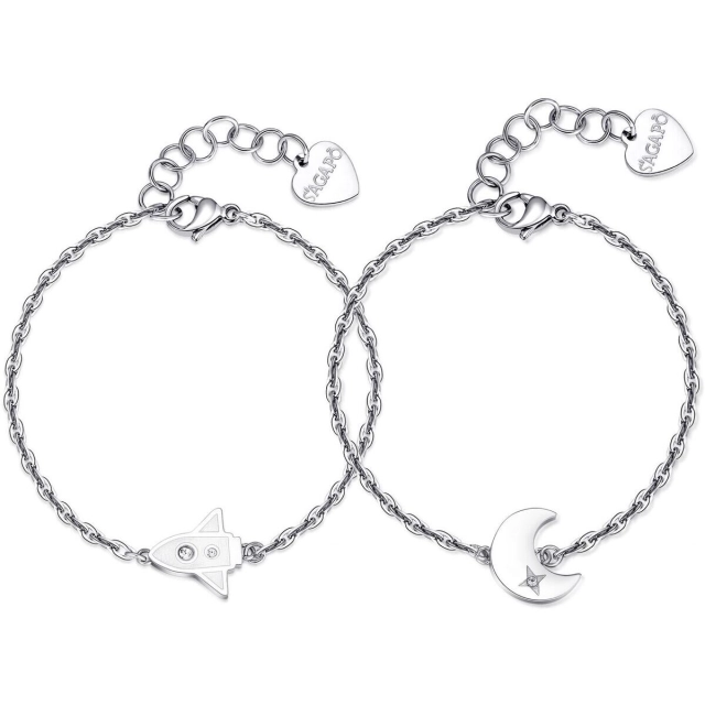 S'agapò Set Bracciali Sagapò Me and You in acciaio316L SEY17