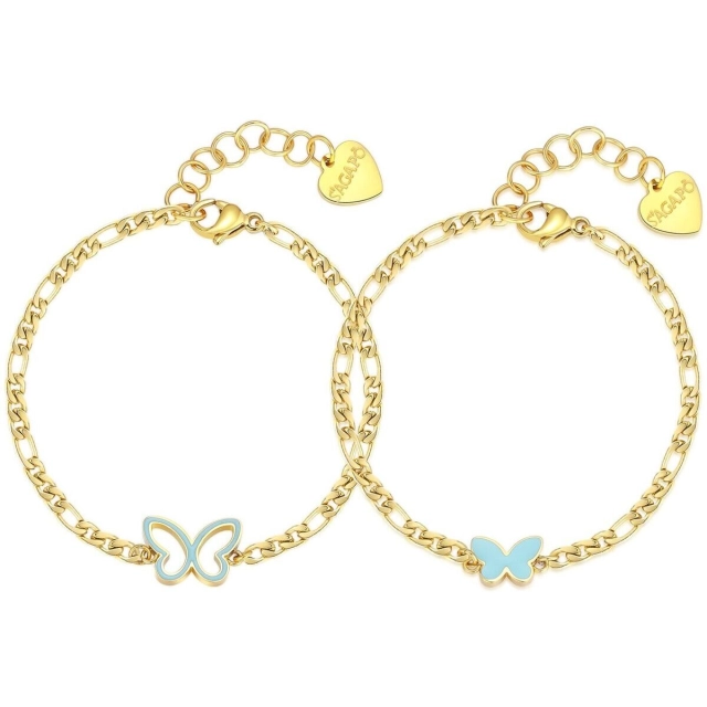 S'agapò Set Bracciali Sagapò Me and You acciaio316L  SEY22