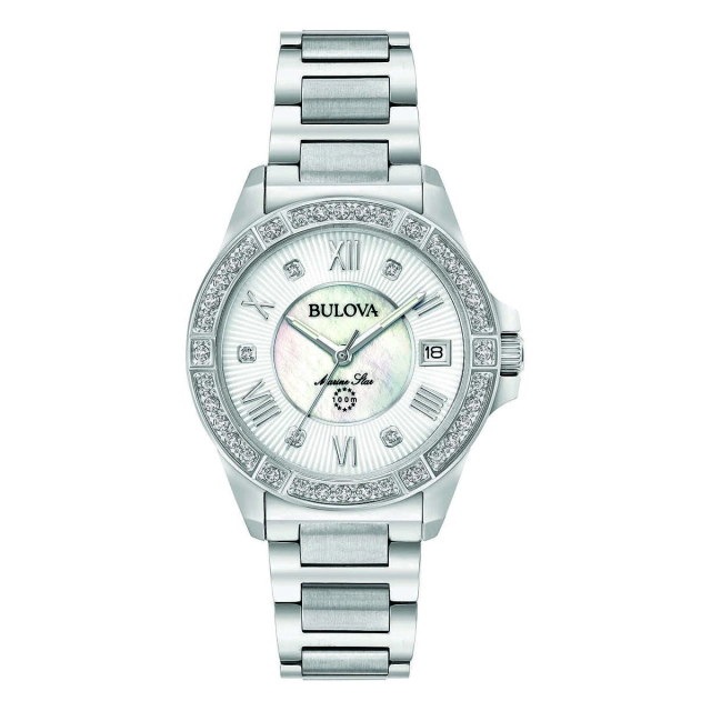 Bulova Orologio solo tempo donna Bulova Marine Star 96R232