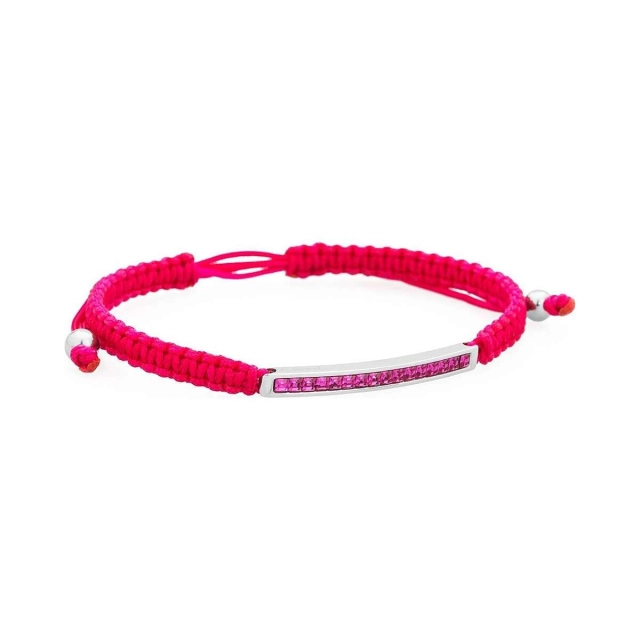 Brosway Bracciale in macramè fucsia  BSM12