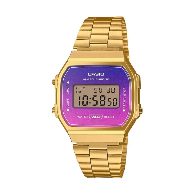 Casio Orologio digitale Casio Vintage in acciaio A168WERG-2AEF