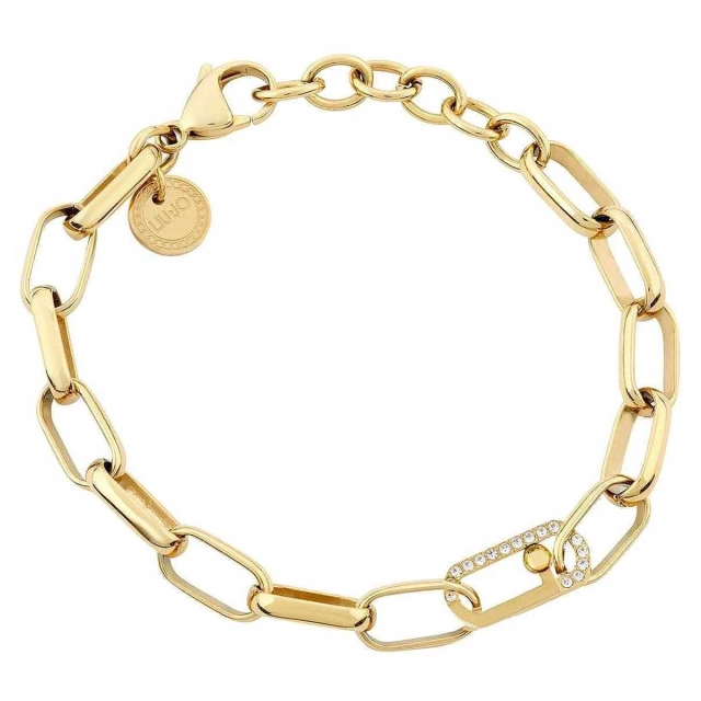 Liu-jo Bracciale a catena Liu Jo in acciaio gold con logo LJ1799