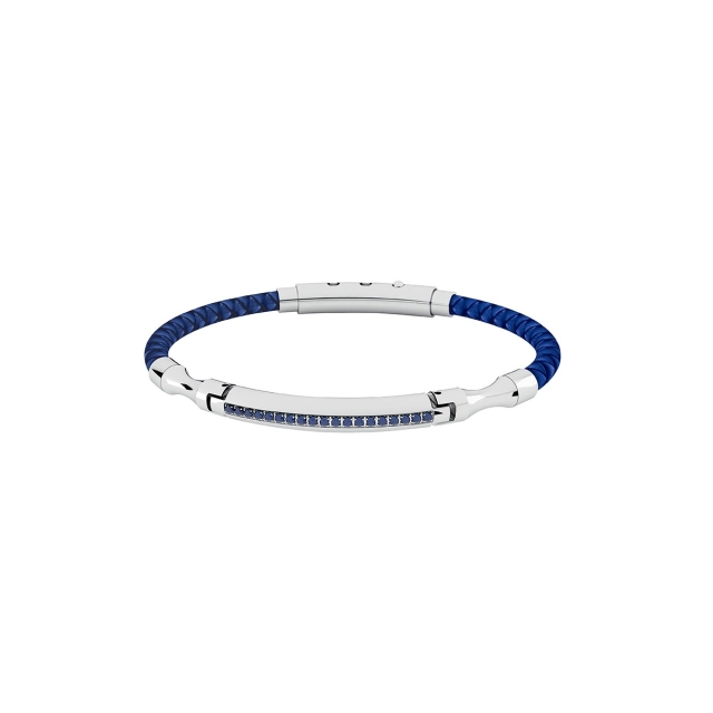 Sognami Bracciale in acc. spin.blu e caucciù SUBR016