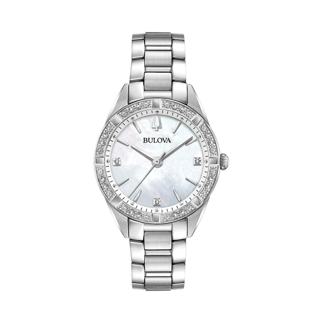 Bulova Orologio solo tempo donna Bulova Diamonds 96R228