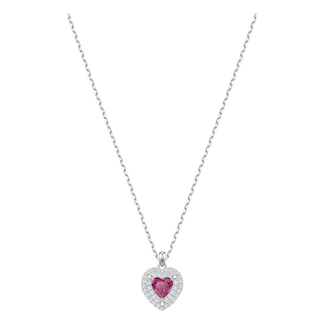 Swarovski Collana Con Cuore Rosso Da Donna Di Swarovski Collezione One 5446301