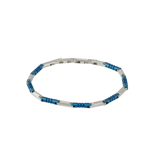 Sognami Bracciale Sognami Uomo in acciaio e Ip Blue SUBR023