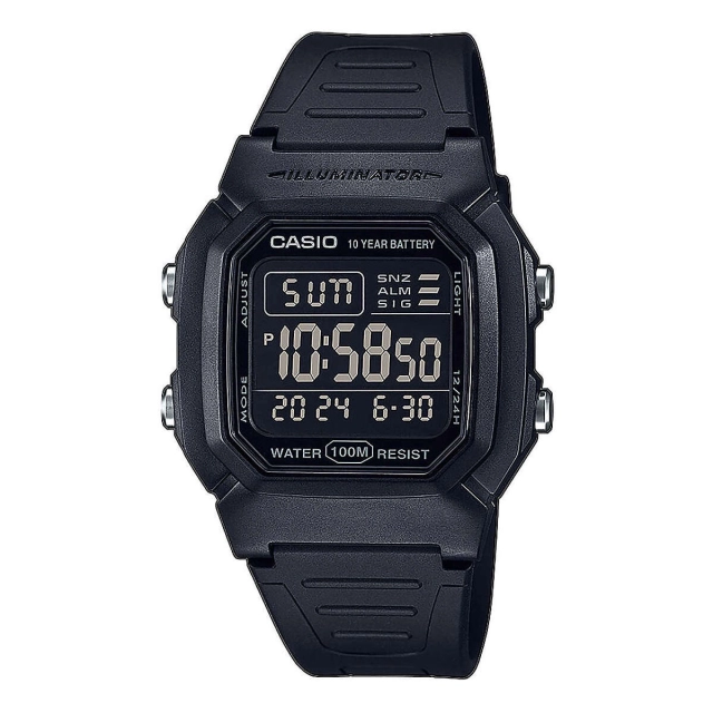 Casio Orologio multifunzione uomo Casio W-800H-1BVES