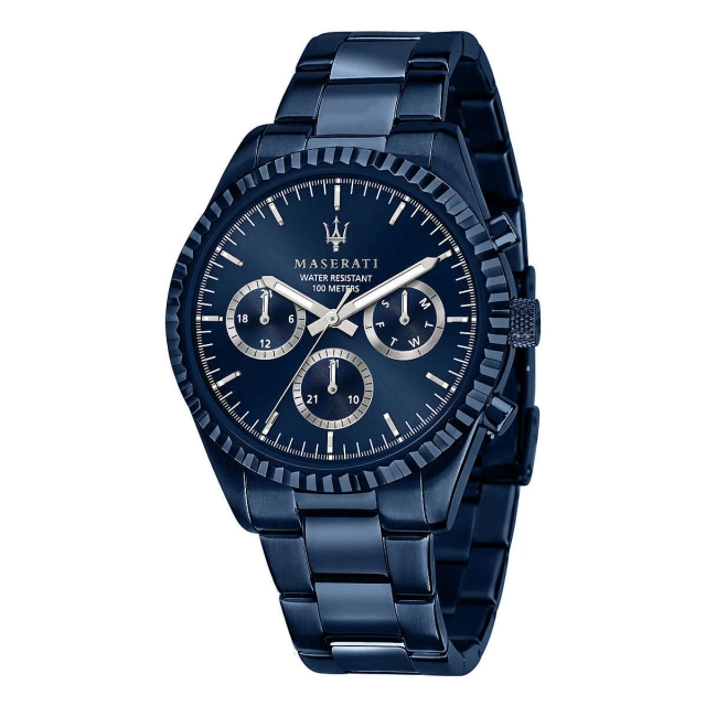 Maserati Orologio multifunzione uomo Maserati Blue Edition R8853100025