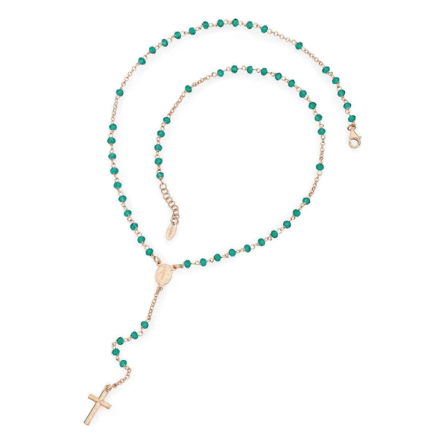 Amen Collana donna gioielli Amen Rosario CRORV4