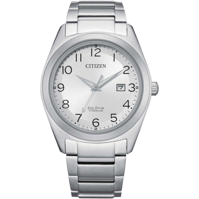 Citizen Orologio analogico EcoDrive SuperTitanio silver AW1640-83A