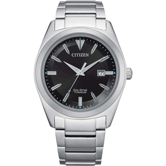 Citizen Orologio analogico Eco Drive SuperTitanio nero AW1640-83E