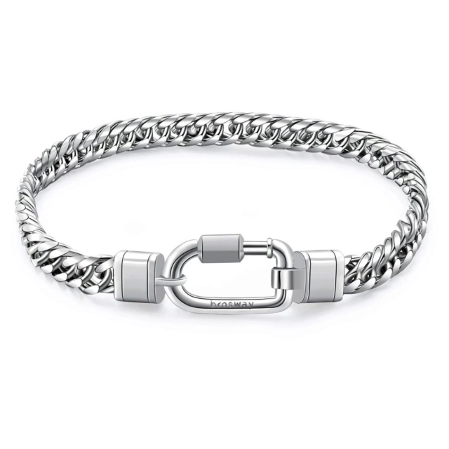 Brosway Bracciale Brosway a catena in acciaio316L silver BNX19A