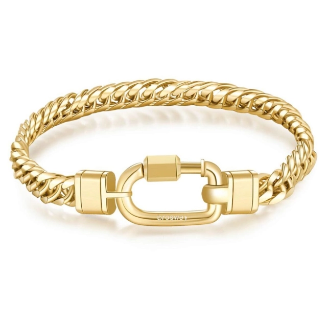 Brosway Bracciale Brosway a catena in acciaio316L gold BNX20A