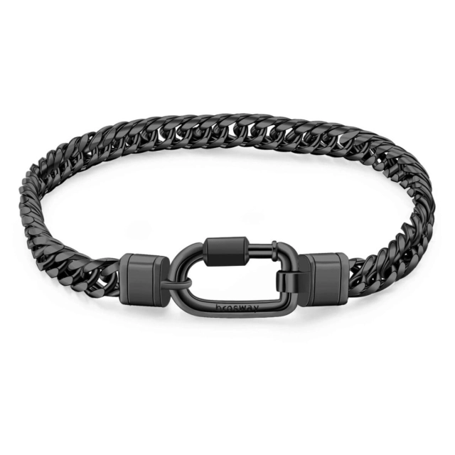 Brosway Bracciale Brosway a catena in acciaio316L black BNX21A