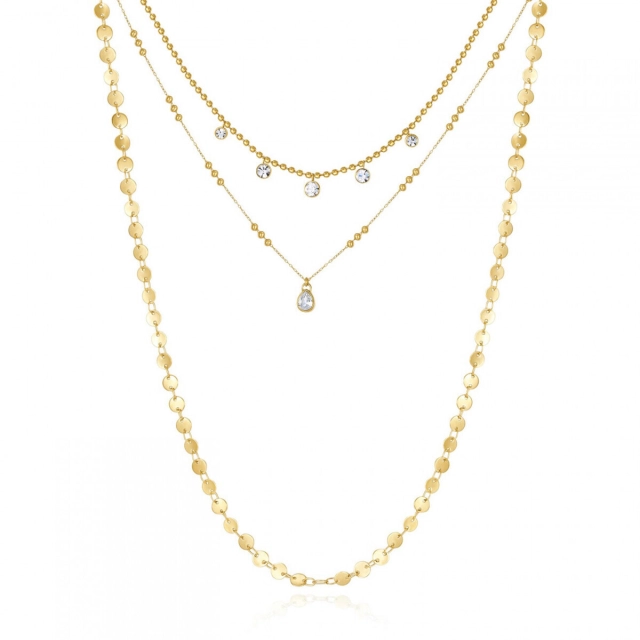 Brosway Collana multifilo Brosway in acciaio316L gold BYM110