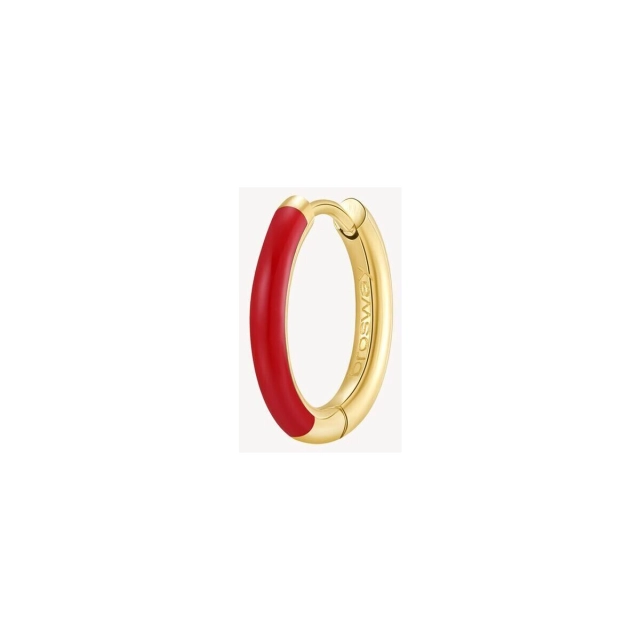 Brosway Orecchino Brosway in acciaio316L e smalto rosso BYM121