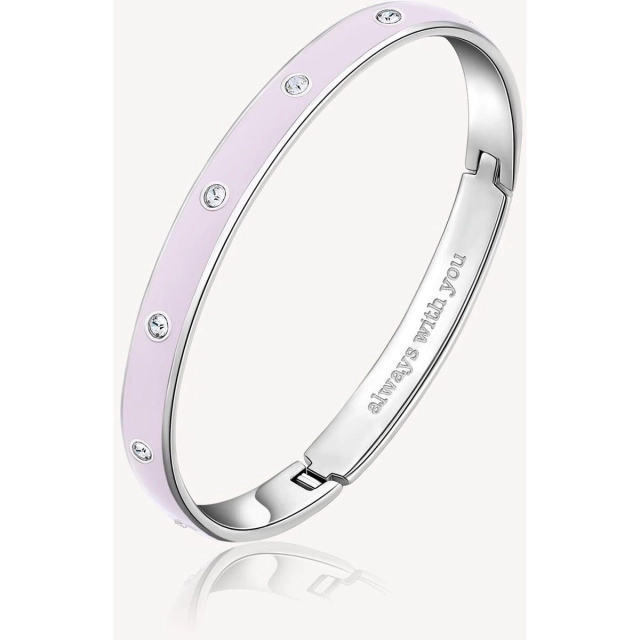 Brosway Bracciale Brosway in accaio316L con smalto rosa BWY47