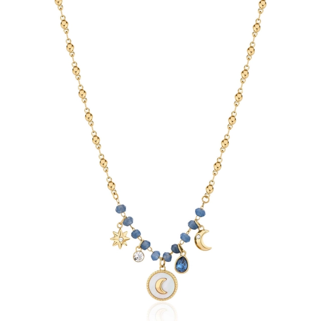 Brosway Collana Brosway in acciaio316L gold con charms BHKN086